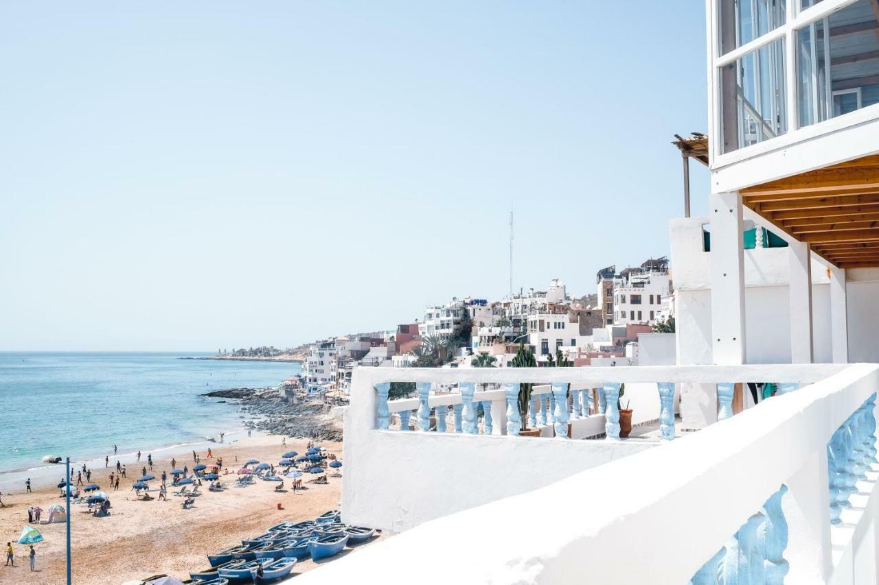 Surf Maroc'S Auberge Taghazout Bagian luar foto